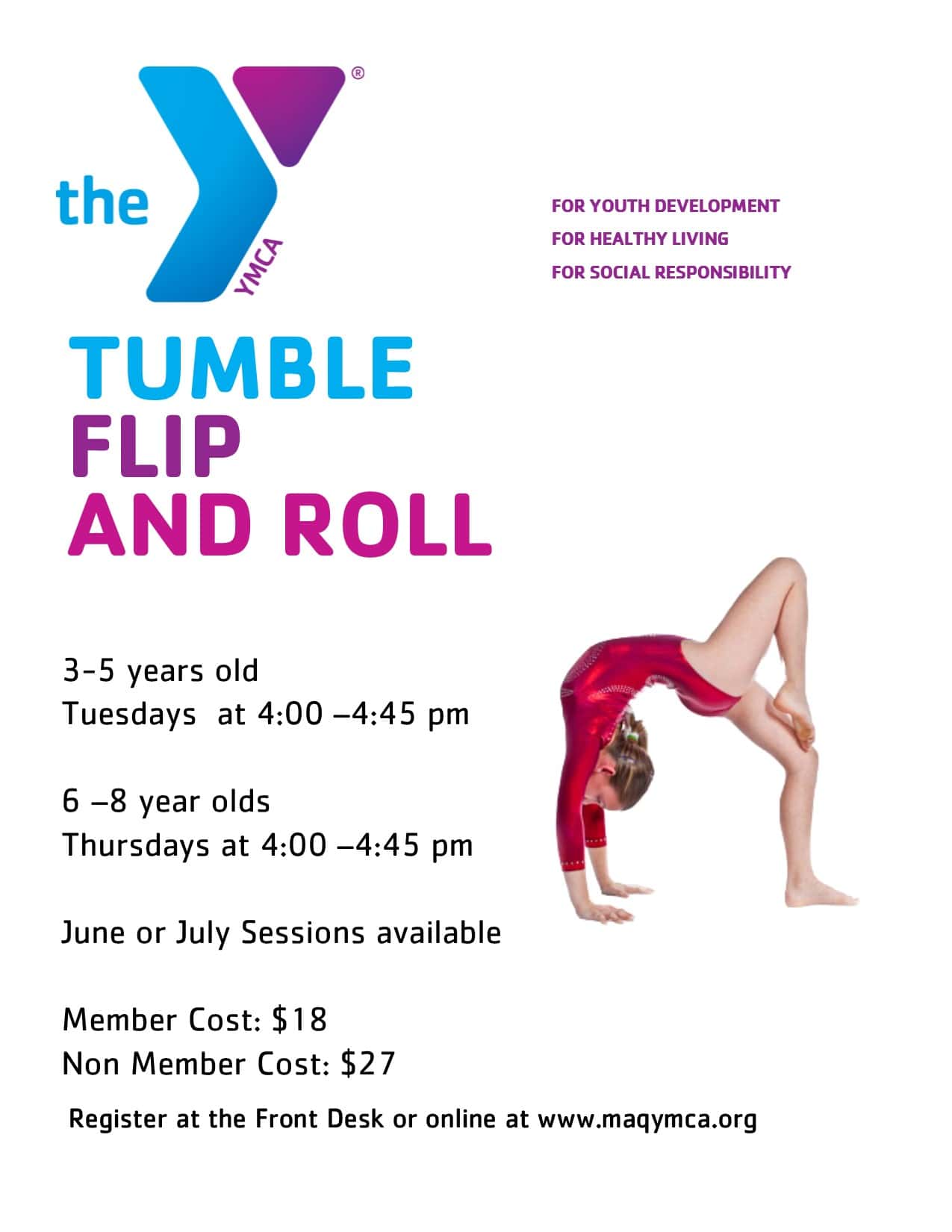 poster Maquoketa Area Family YMCA