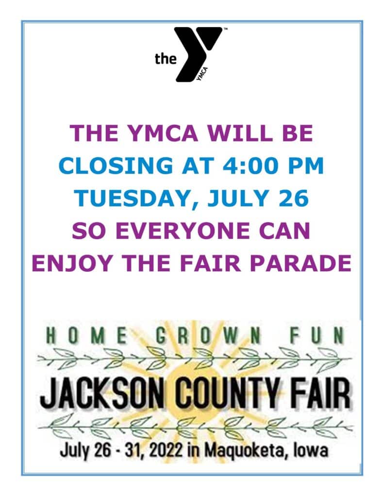 Schedules & Hours Maquoketa Area Family YMCA